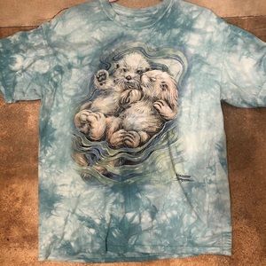 The Mountain Tie Dye Otters T-shirt